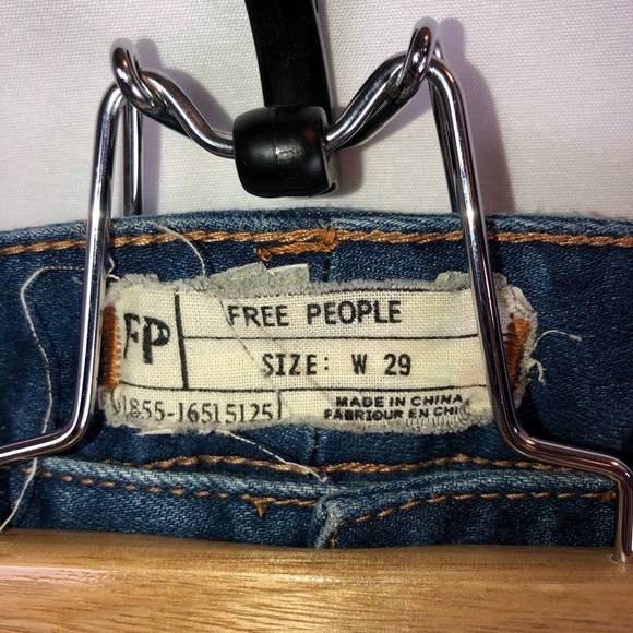 Free People FP Distressed Jeans Ankle Length - Picture 4 of 6